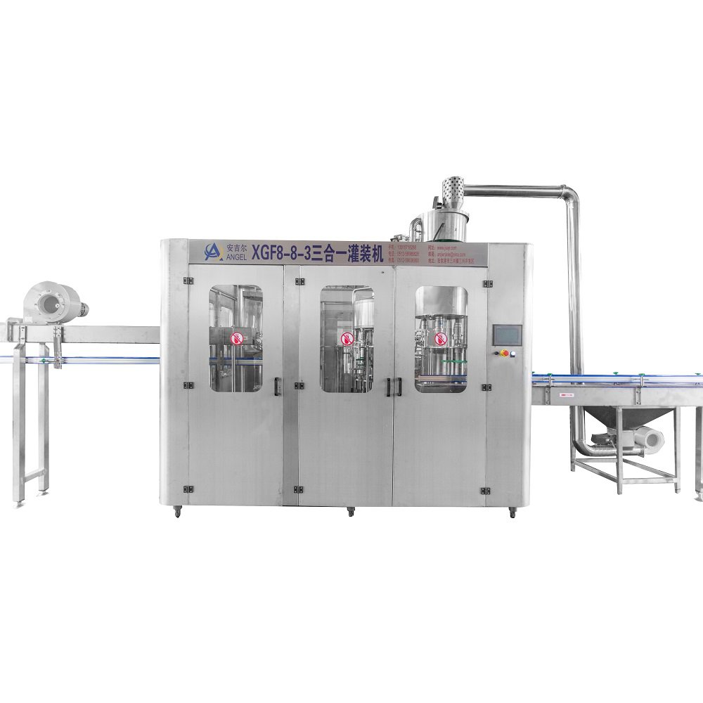 1000BPH Automatic Glass Bottle Beer Filling Packaging Machine BXGF8-8-3